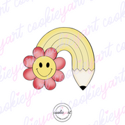 Cortador Lápiz con flor